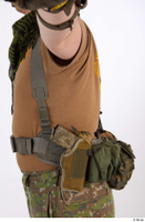  Photos Brandon Davis Pose A details of uniform belt pouch revolver holster upper body 0002.jpg